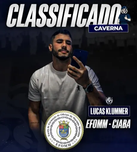 Lucas Klummer, Aprovado EFOMM/CIABA