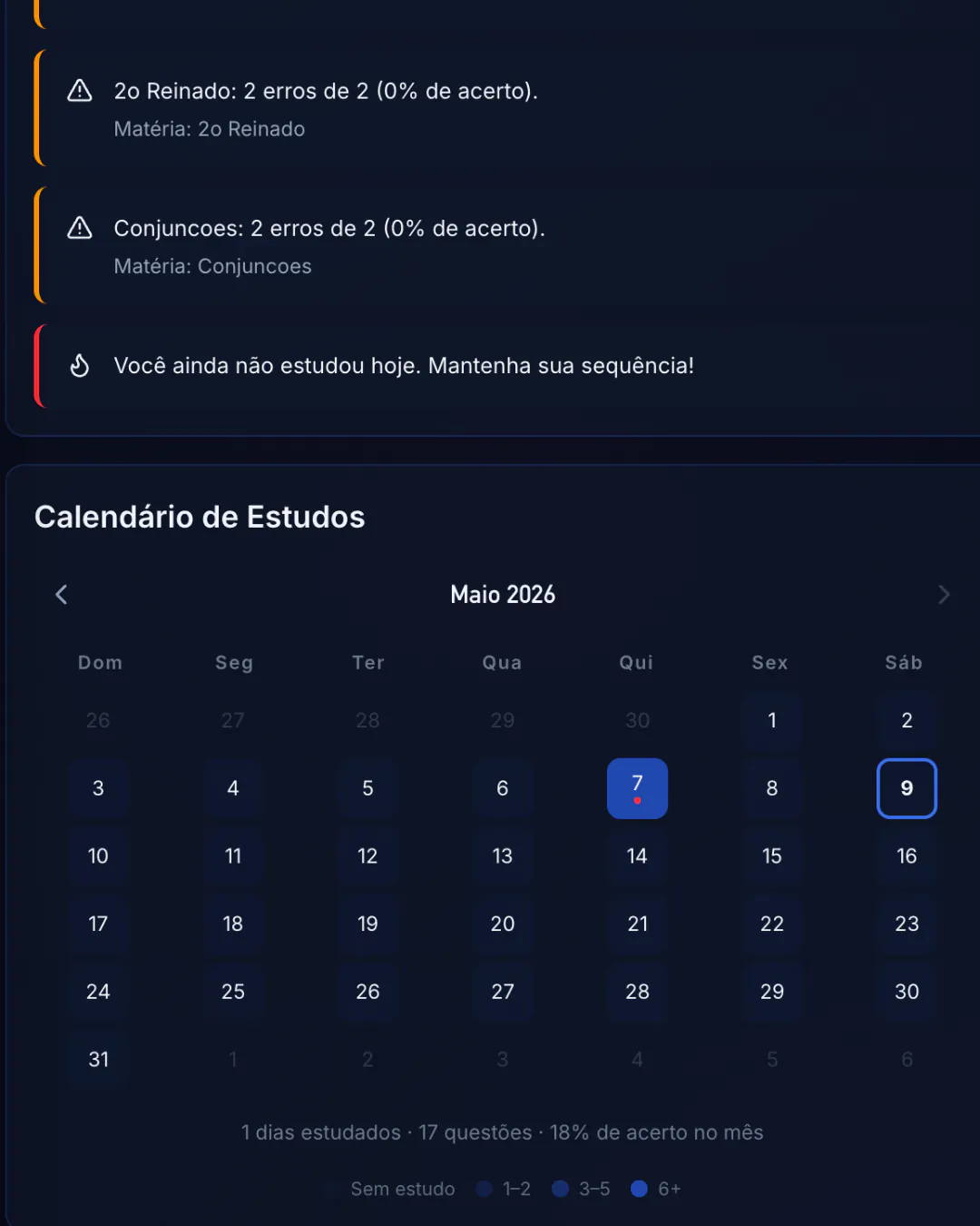 A sequência que você não quebra
