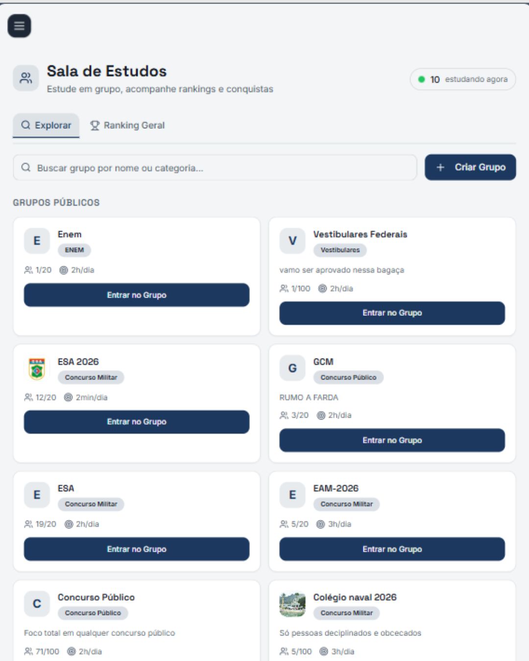 Grupos interativos