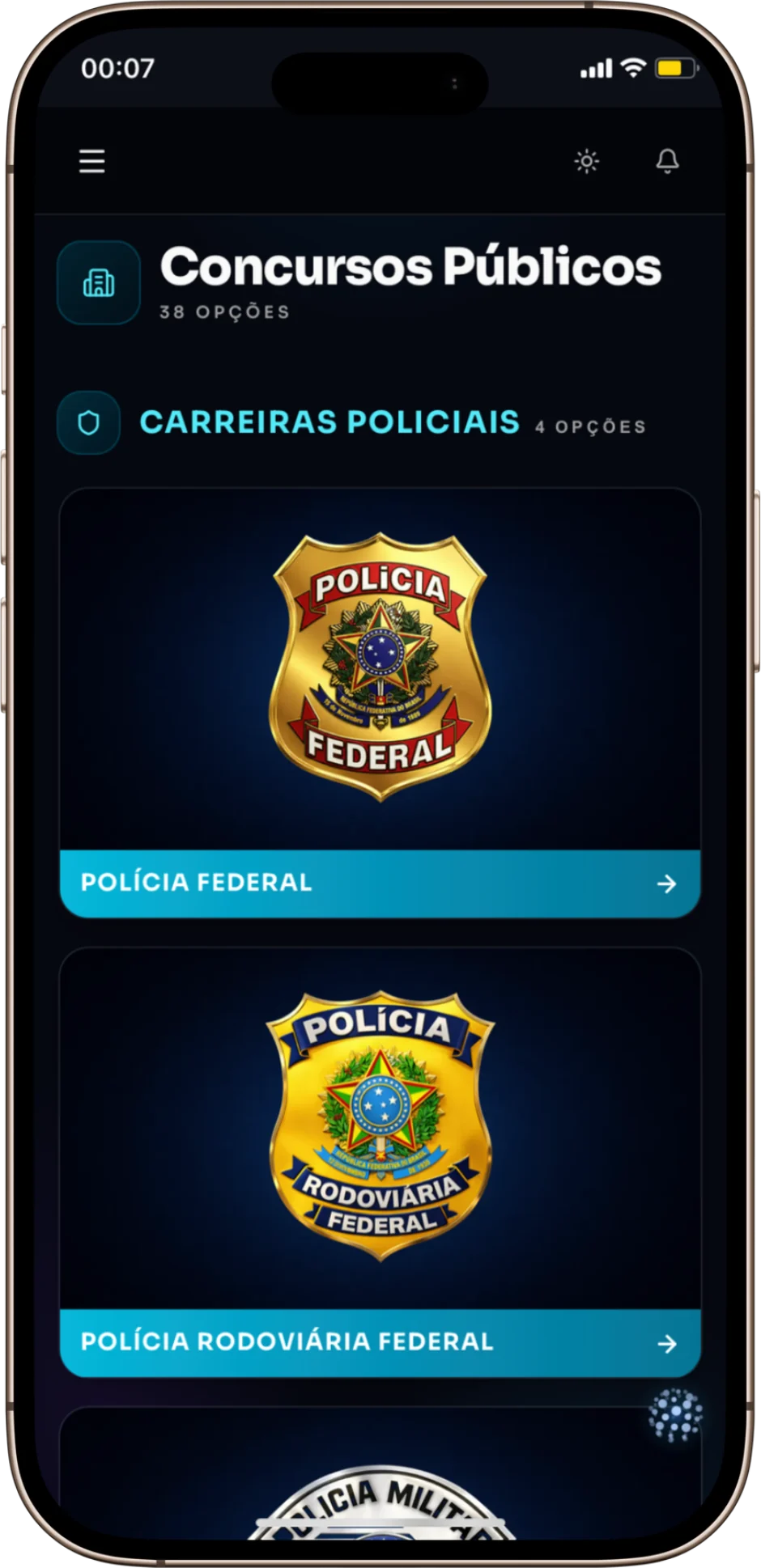 Carreiras civis