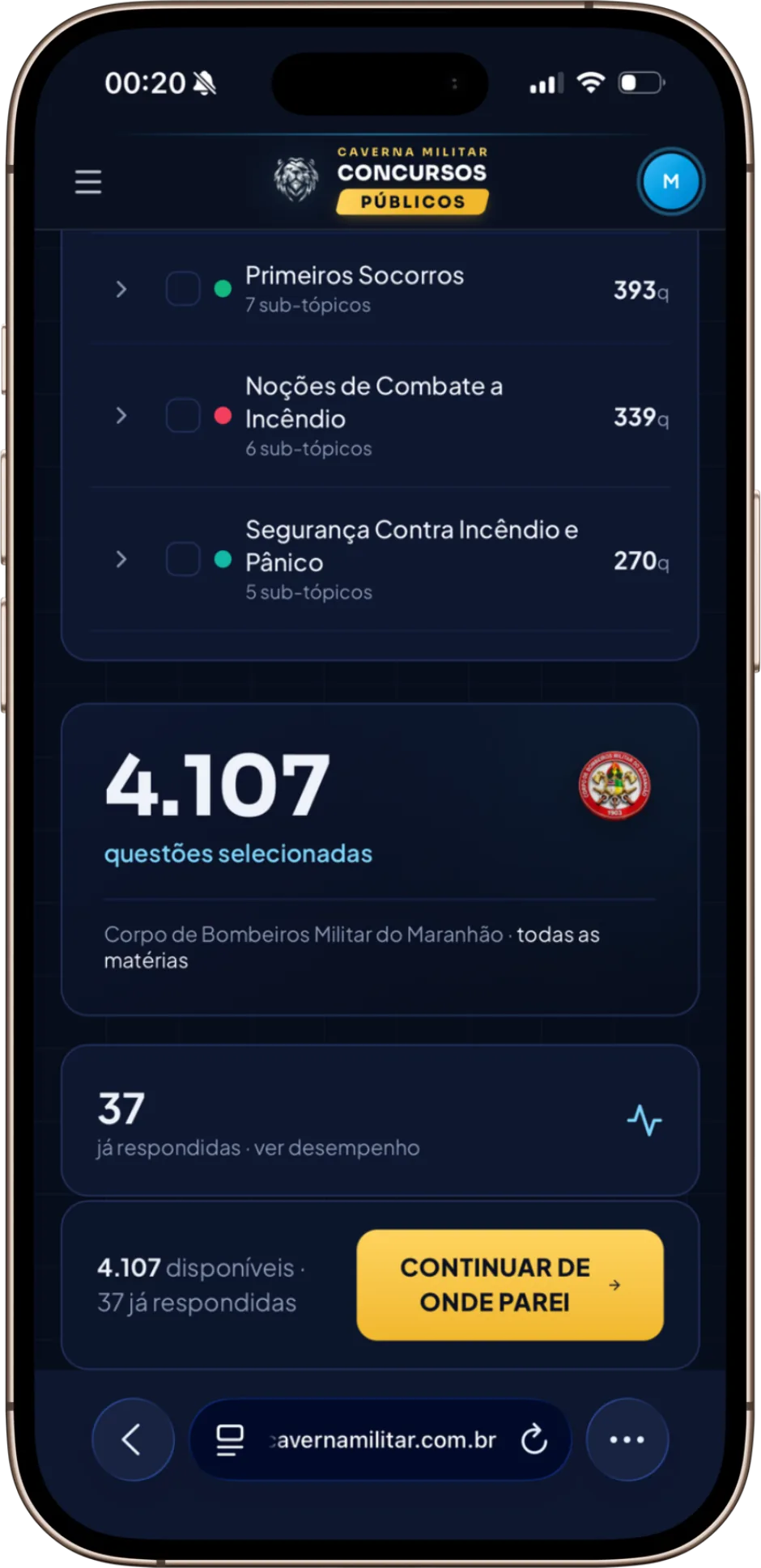 Banco de questões