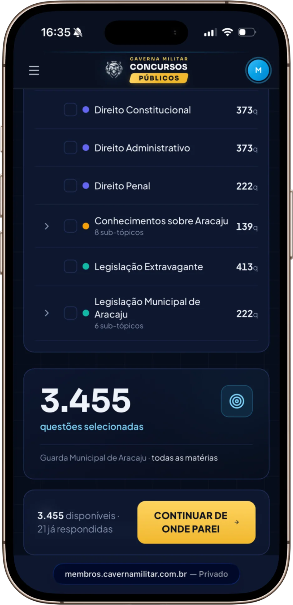 Banco de questões