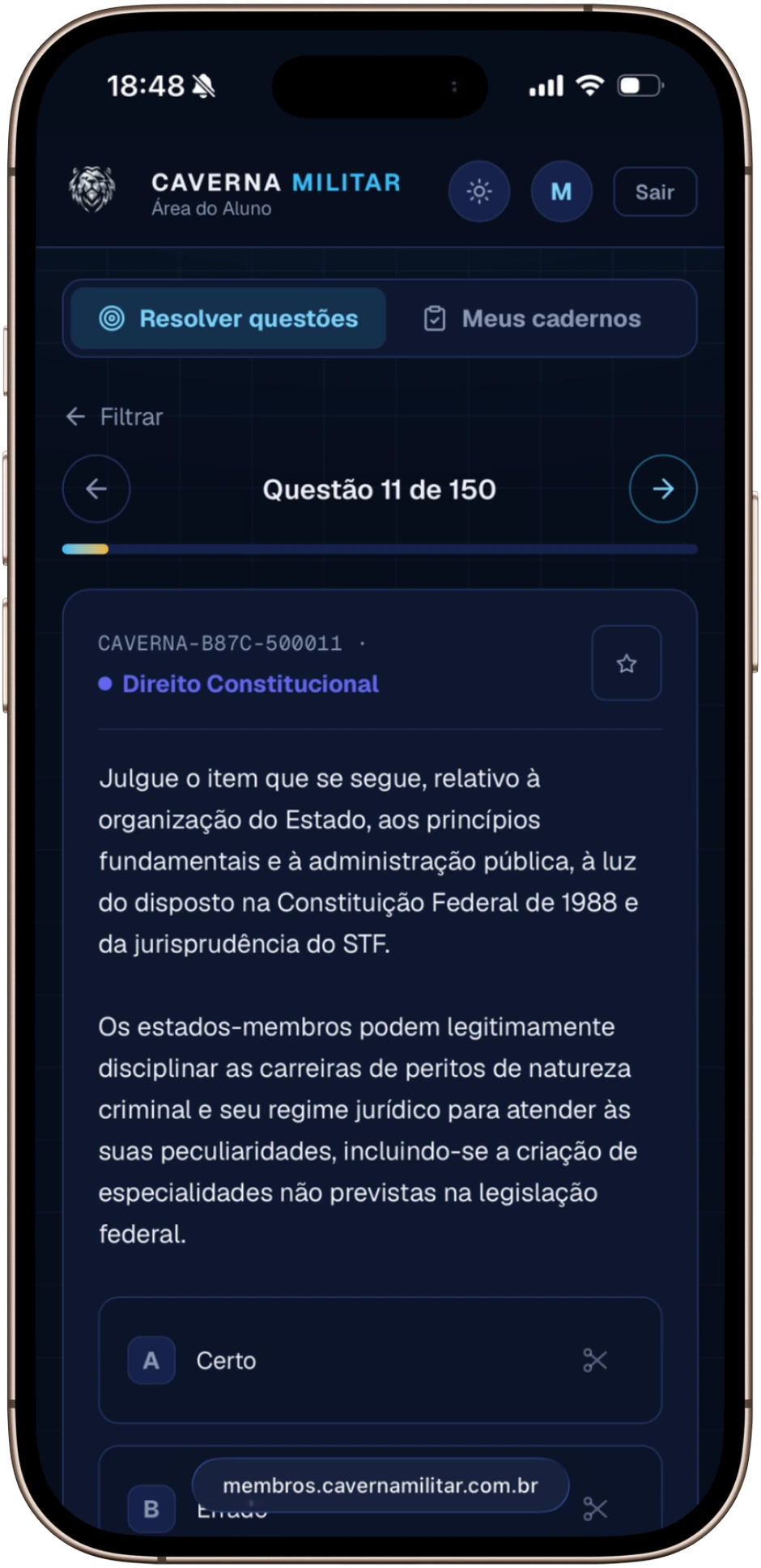 Questões comentadas