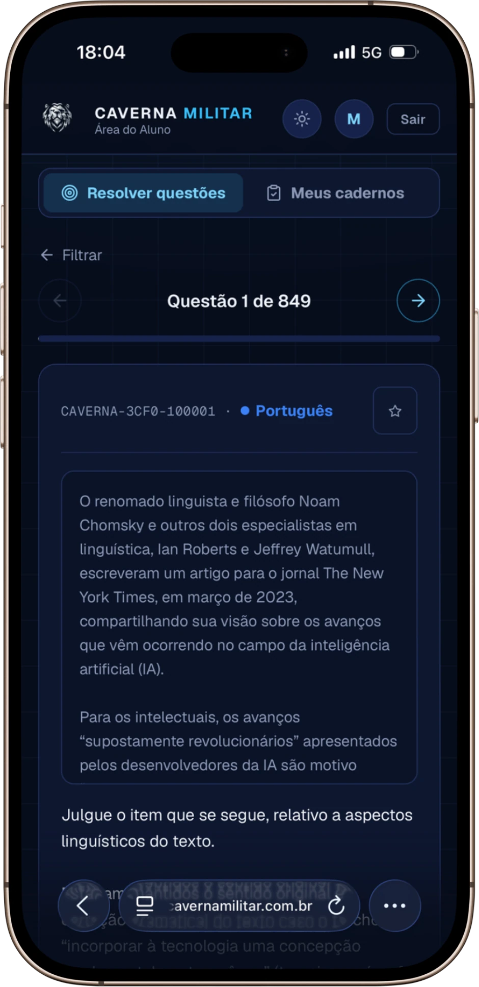 Questões comentadas