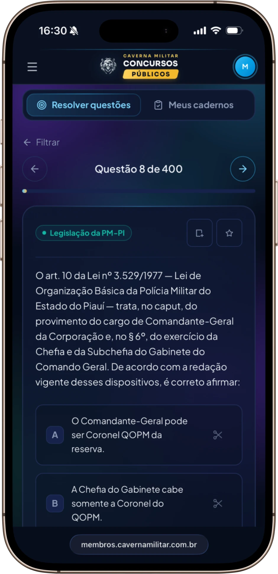 Questões comentadas