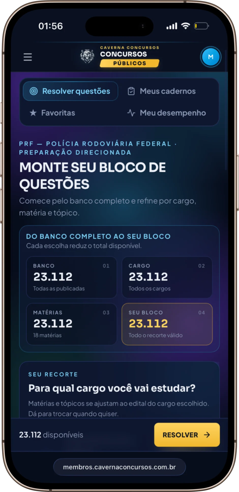 Banco de questões