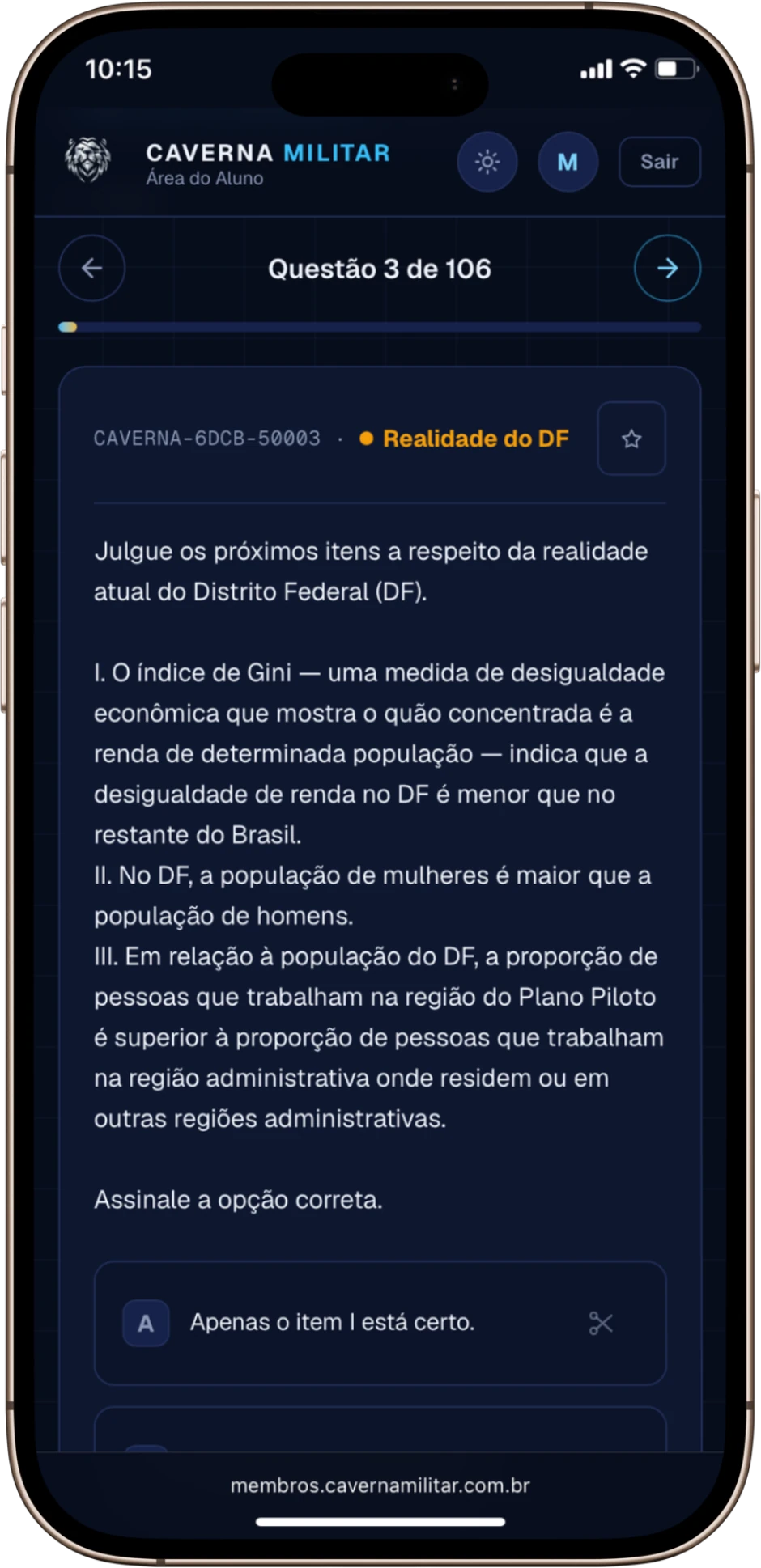 Questões comentadas